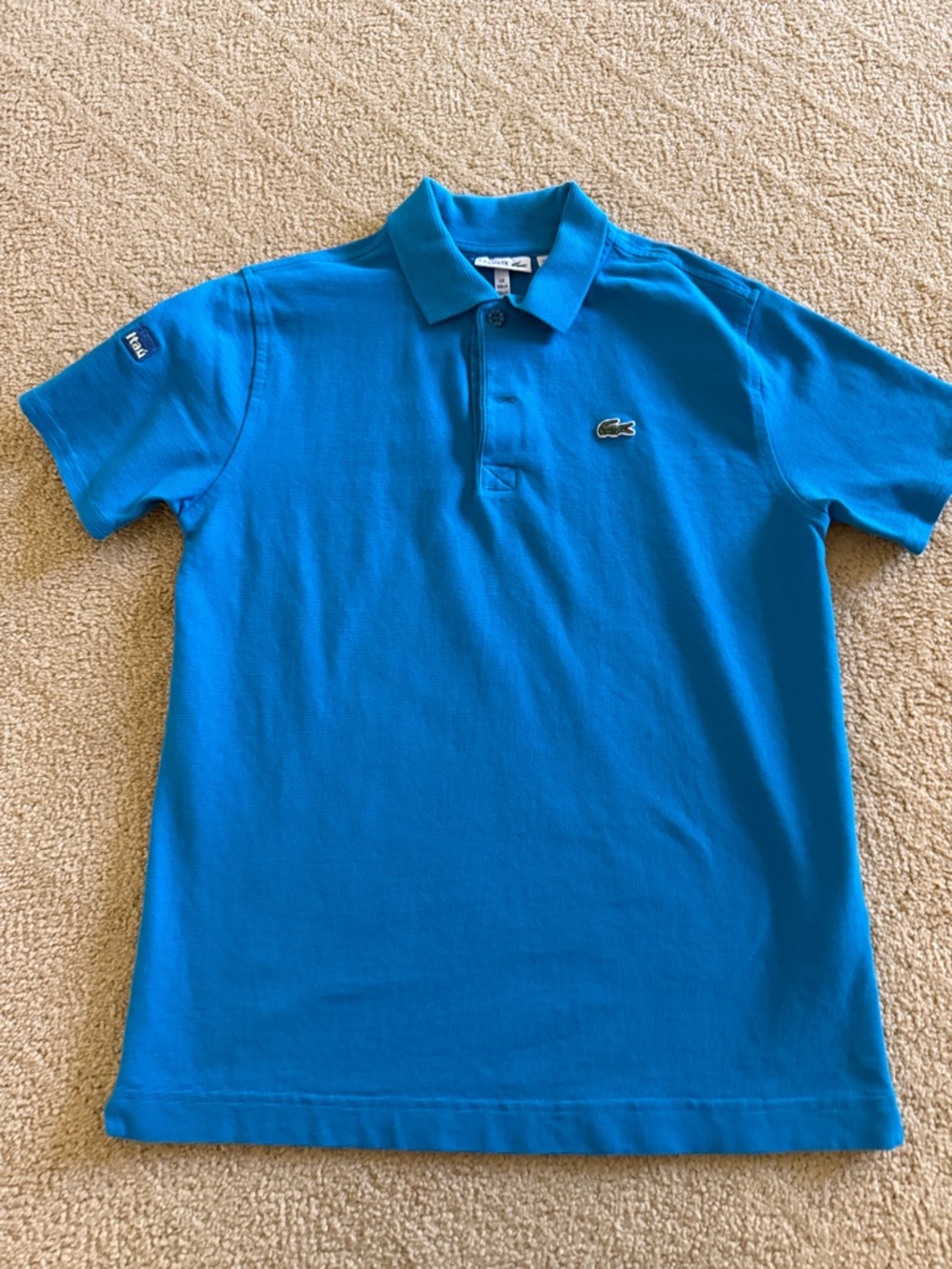 Lacoste Vibrant Blue Short-Sleeve Polo